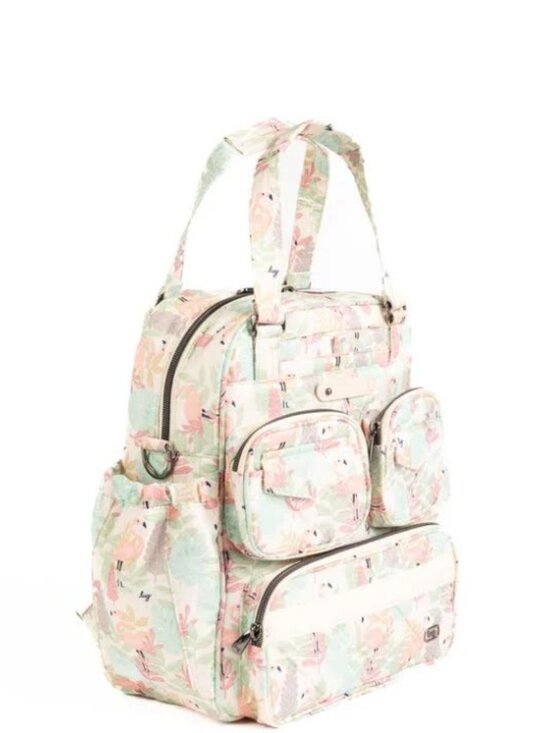 Lug Legacy Collection Mini Puddle Jumper Convertible Tote Bag Flamingo Foliage main image 8